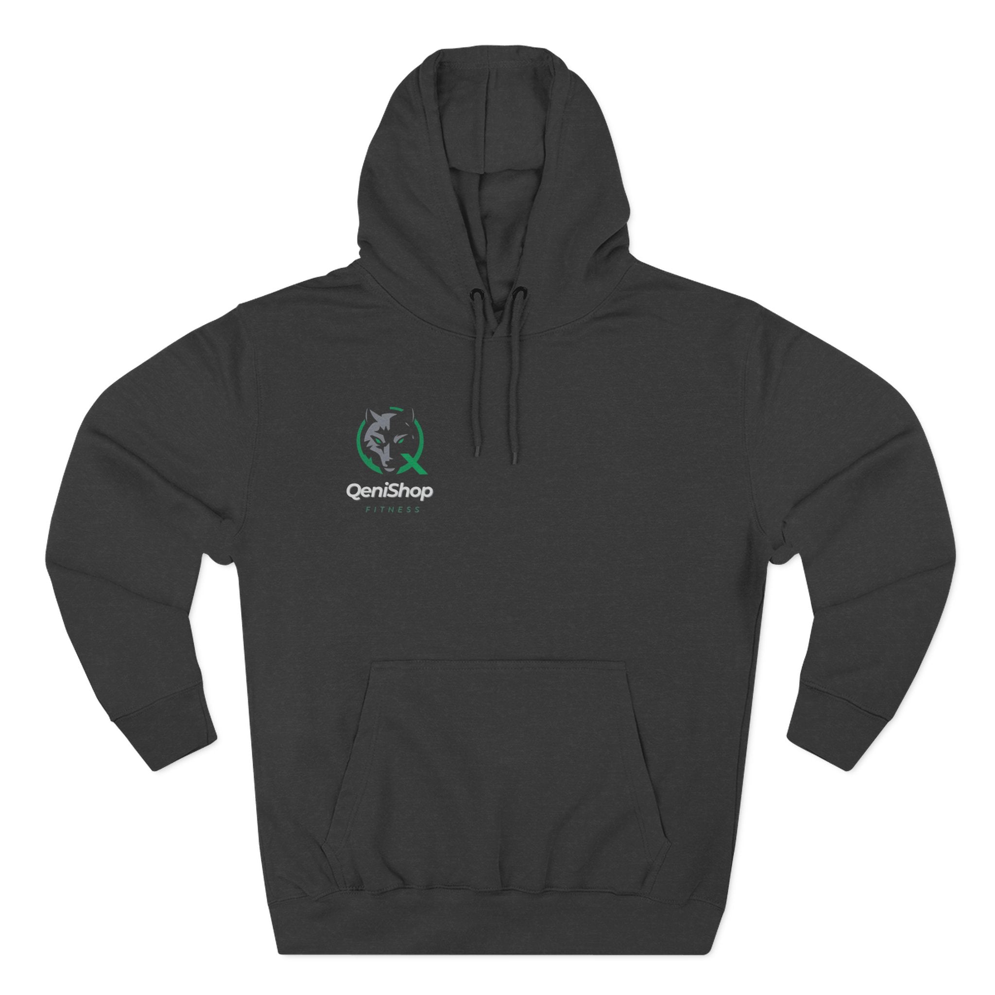Three-Panel Fleece Hoodie