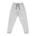Embroidered Grey Joggers — Minimal Comfort Sweatpants