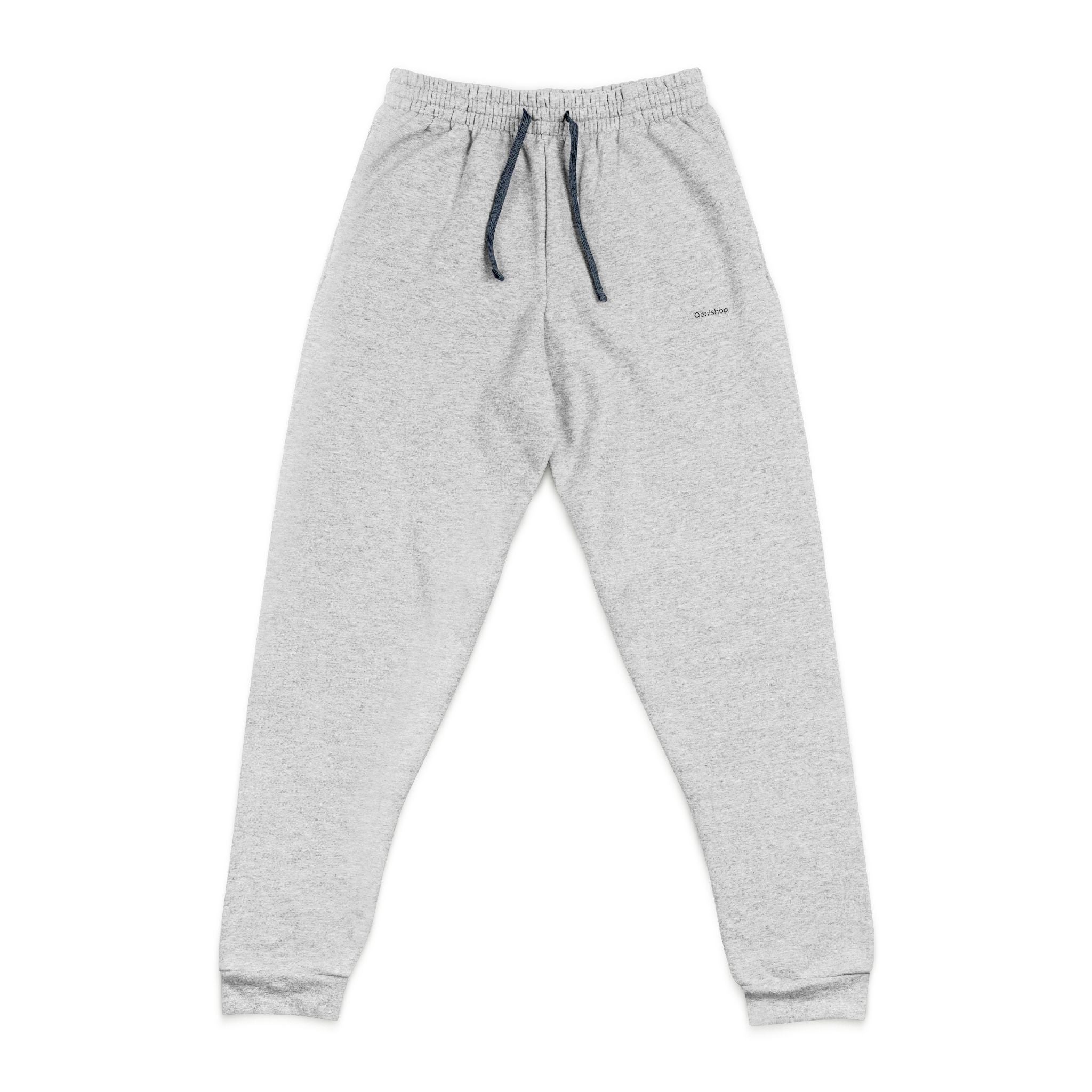 Embroidered Grey Joggers — Minimal Comfort Sweatpants