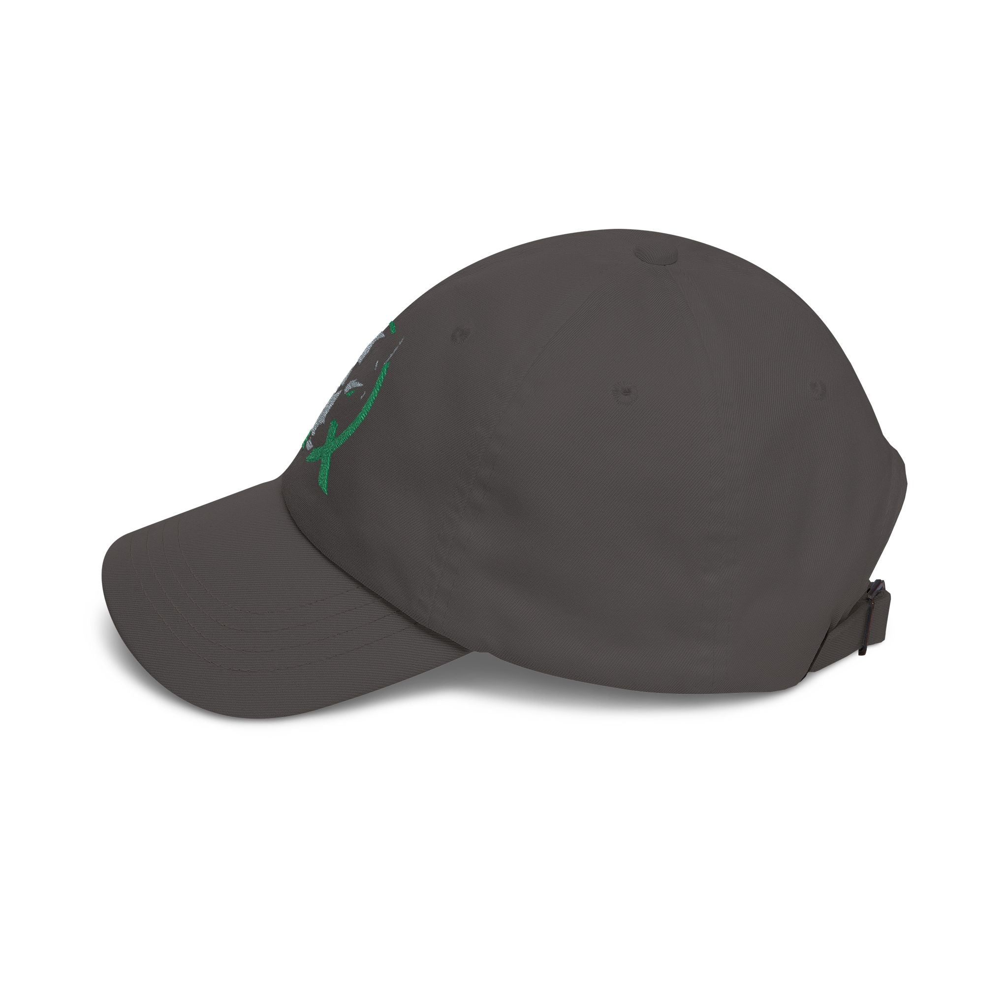 Wolf Circle Dad Cap — Embroidered Wolf Logo Baseball Hat