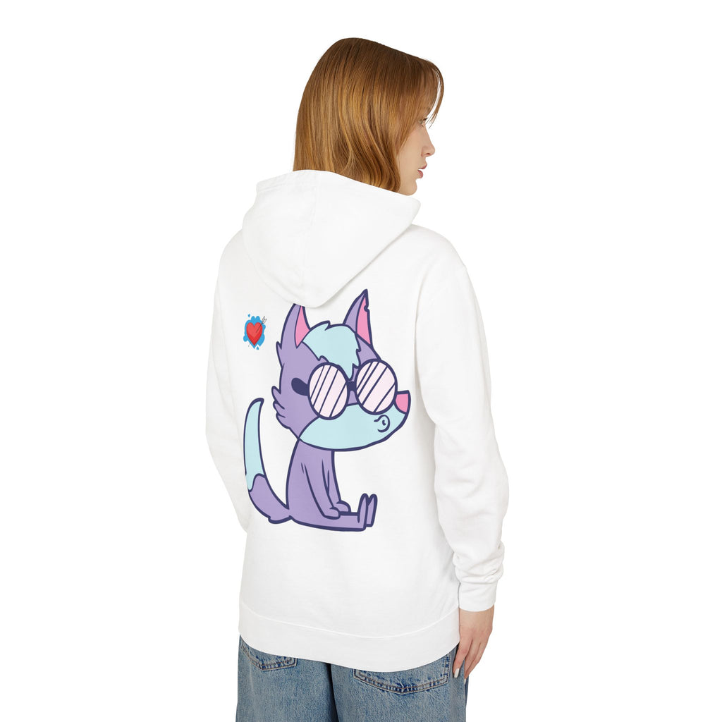 Wizard with Wolves Hoodie — Fantasy Mage Cloaked Ranger Sweatshirt