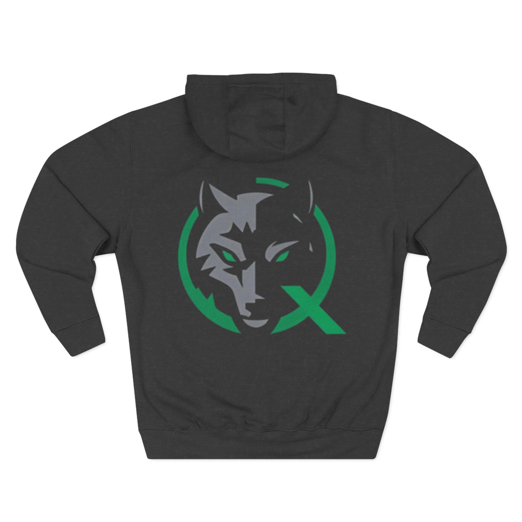 Three-Panel Fleece Hoodie