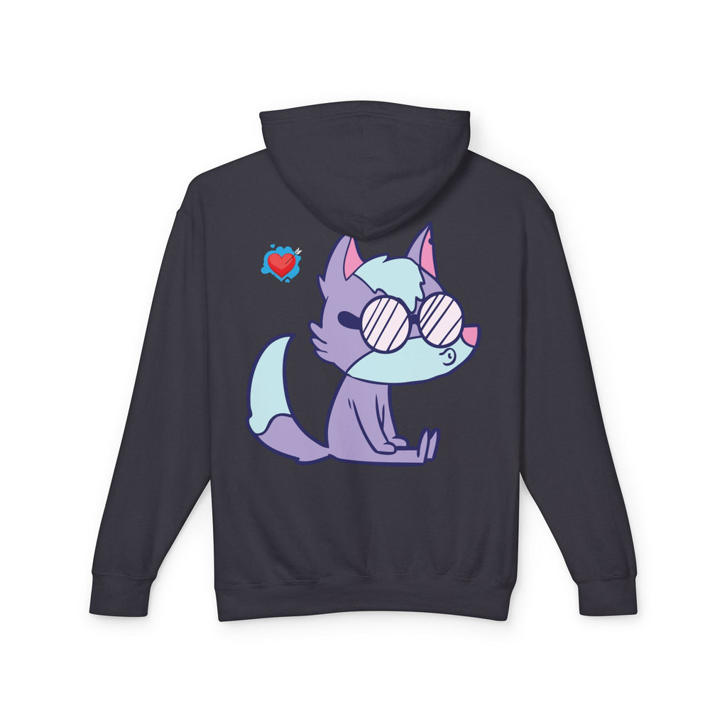 Wizard with Wolves Hoodie — Fantasy Mage Cloaked Ranger Sweatshirt