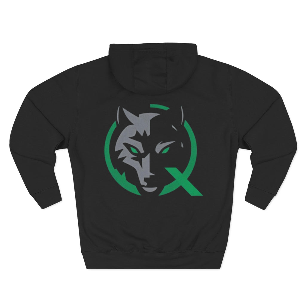Three-Panel Fleece Hoodie