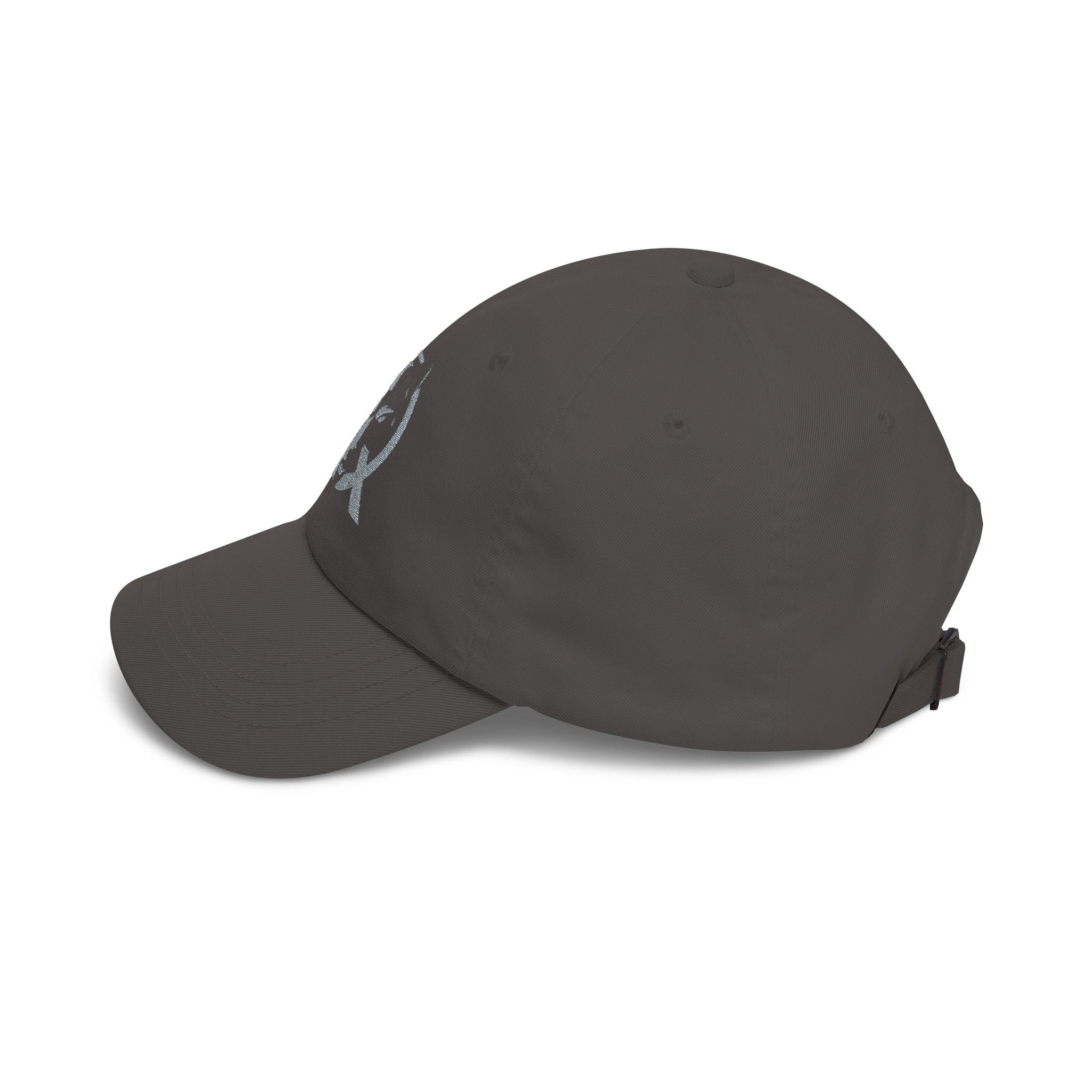 Wolf Circle Dad Cap — Embroidered Wolf Logo Baseball Hat