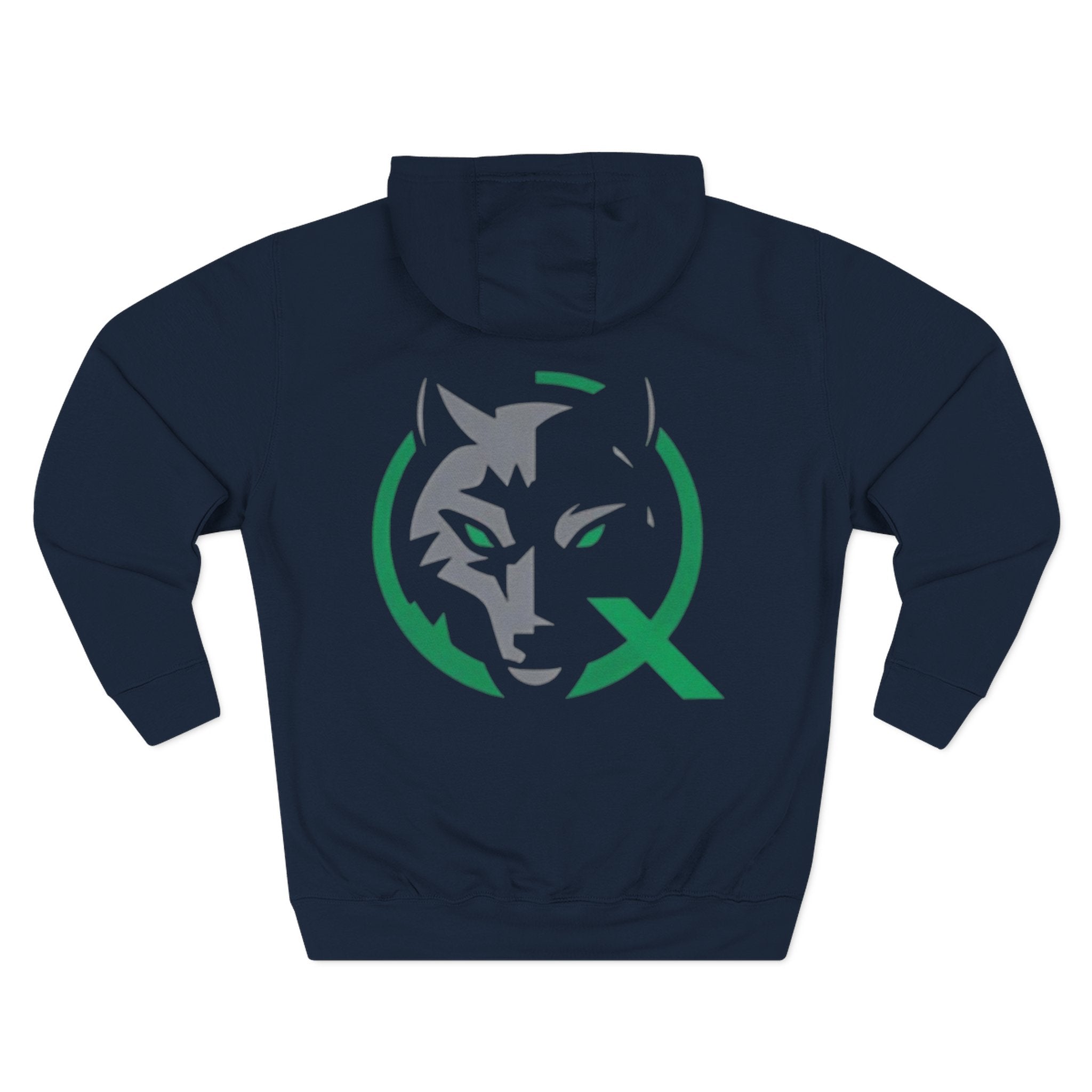 Three-Panel Fleece Hoodie