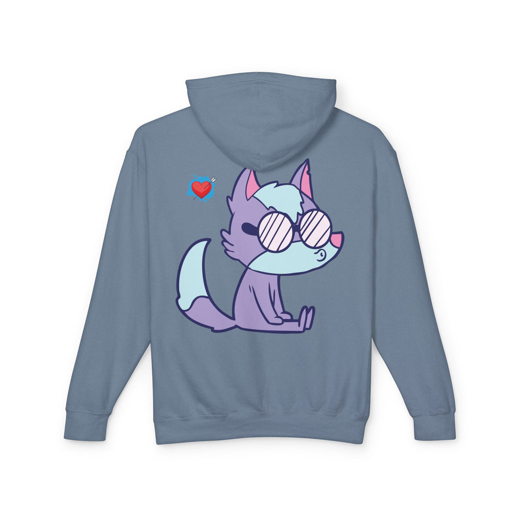 Wizard with Wolves Hoodie — Fantasy Mage Cloaked Ranger Sweatshirt