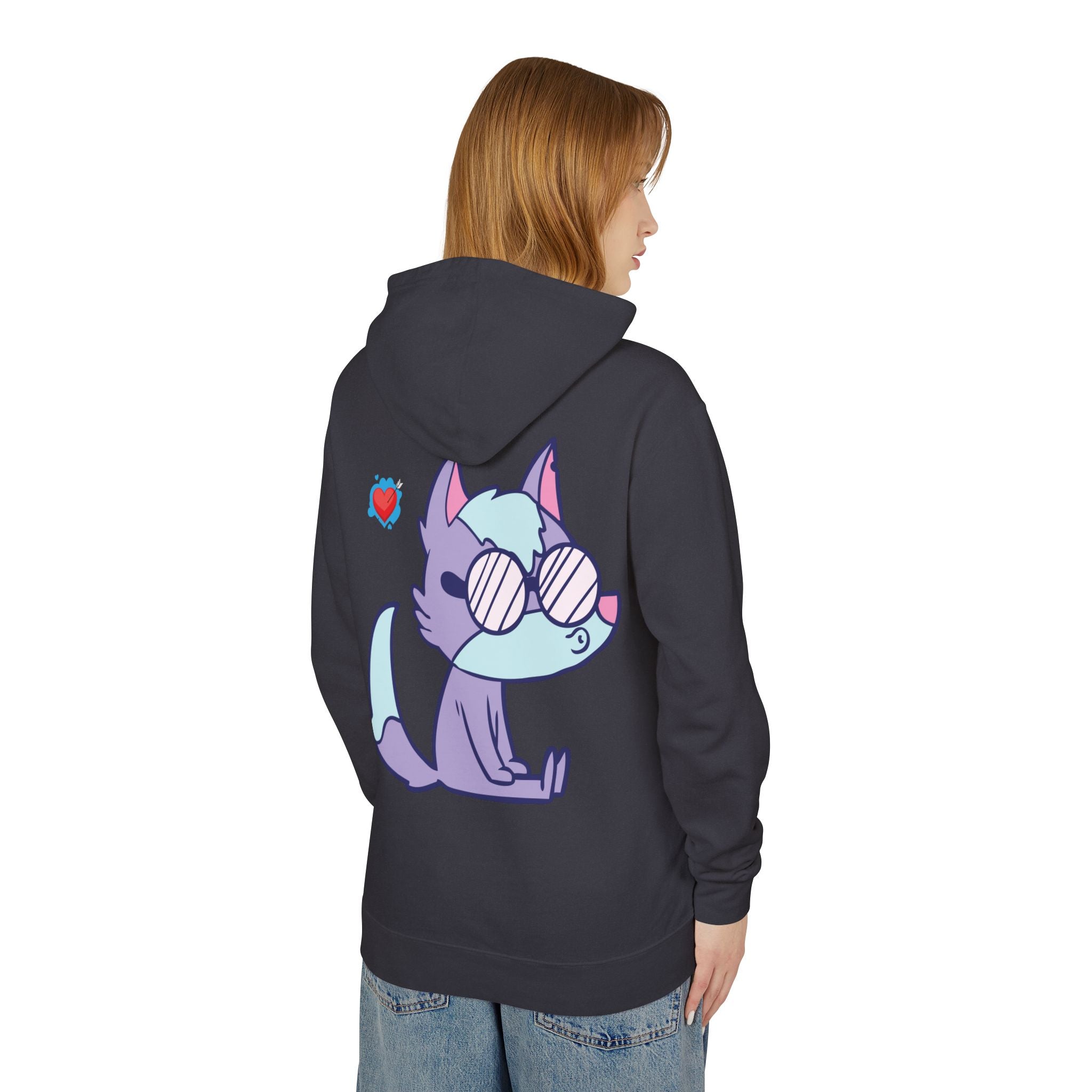 Wizard with Wolves Hoodie — Fantasy Mage Cloaked Ranger Sweatshirt