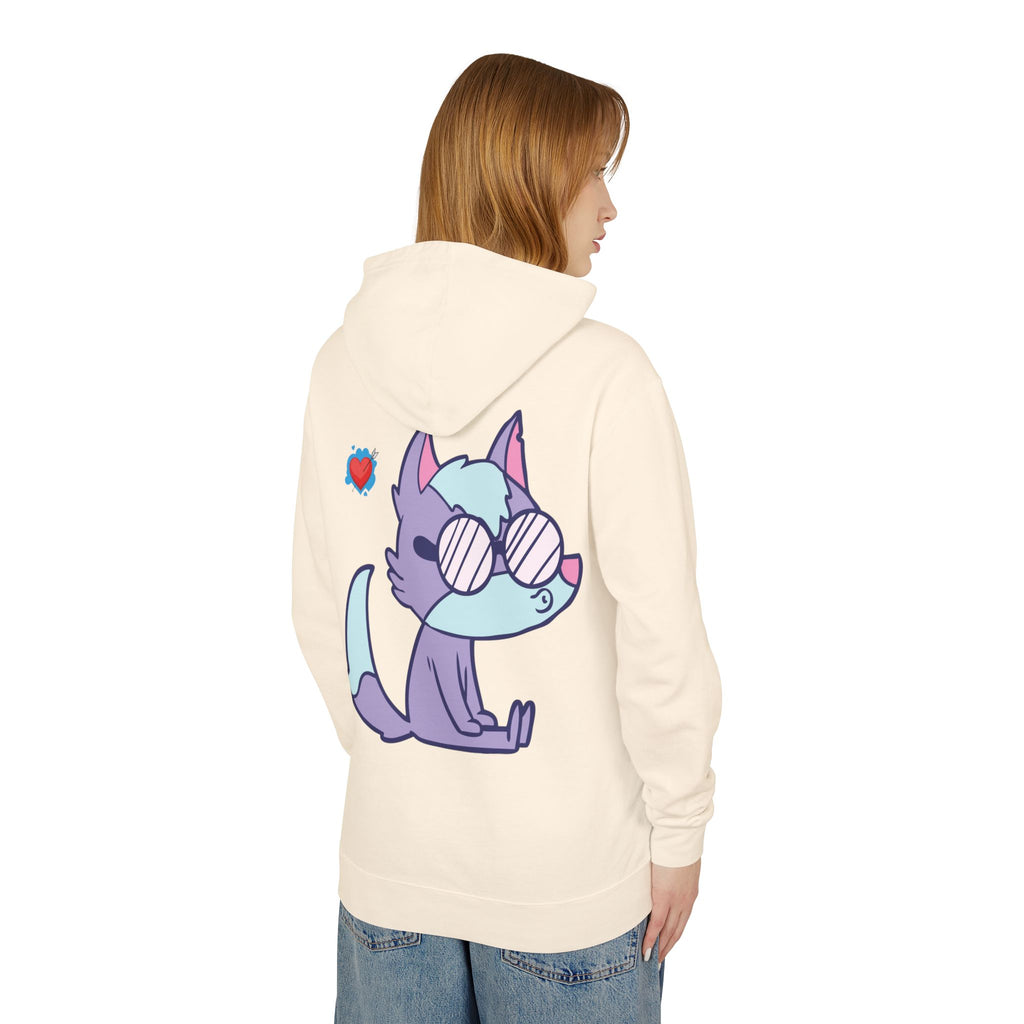 Wizard with Wolves Hoodie — Fantasy Mage Cloaked Ranger Sweatshirt