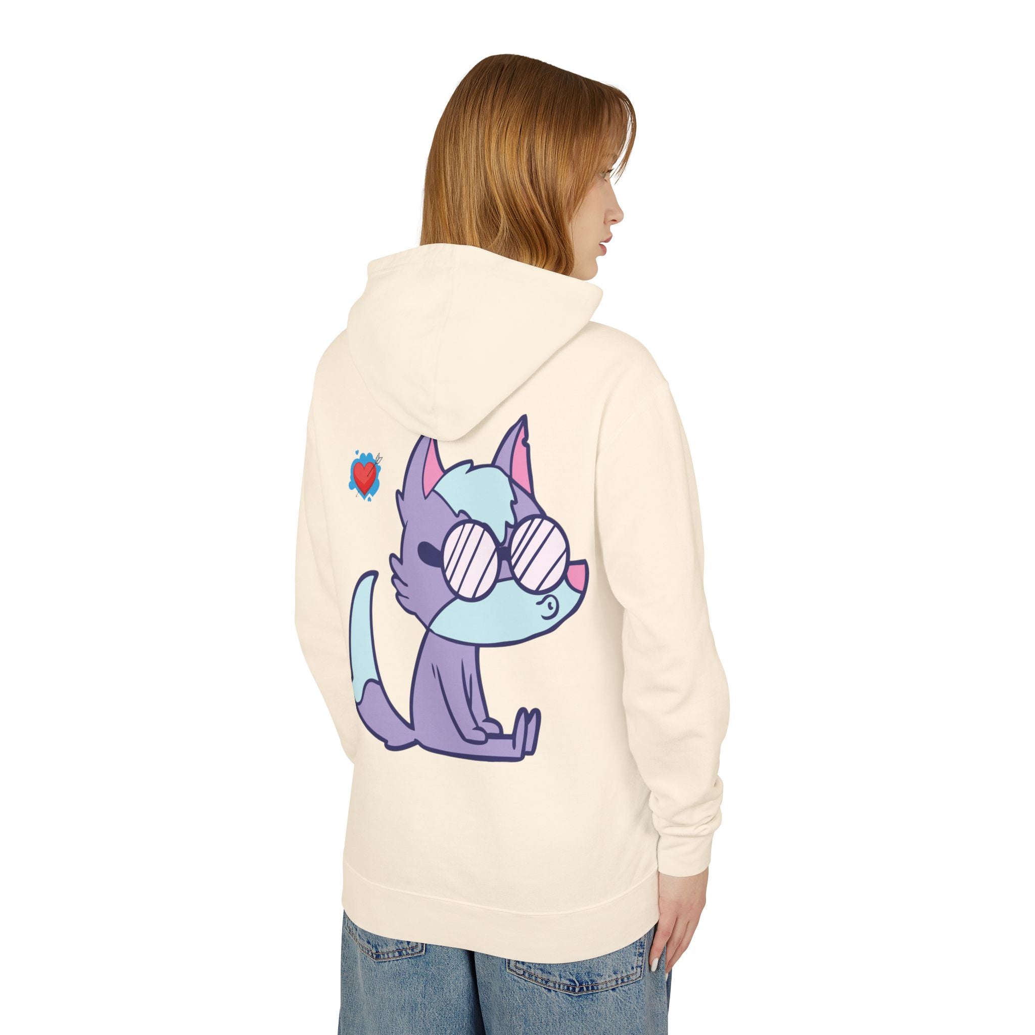 Wizard with Wolves Hoodie — Fantasy Mage Cloaked Ranger Sweatshirt