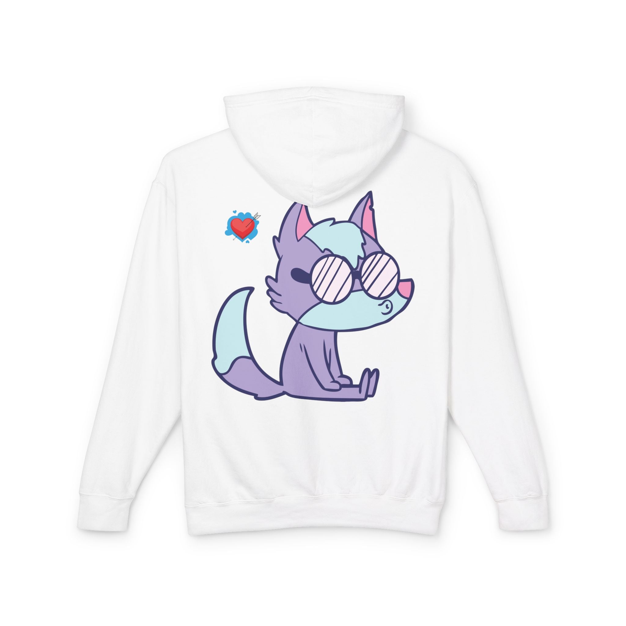Wizard with Wolves Hoodie — Fantasy Mage Cloaked Ranger Sweatshirt