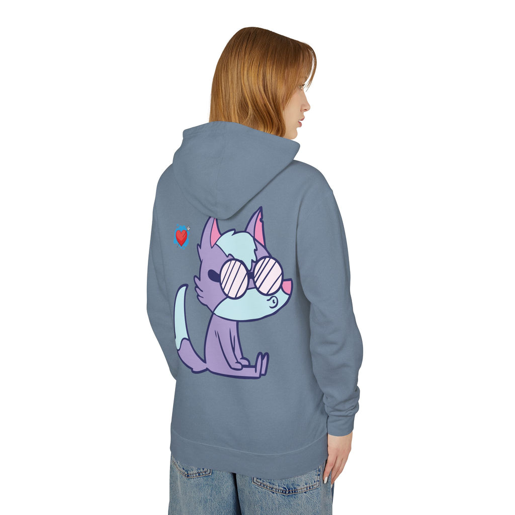 Wizard with Wolves Hoodie — Fantasy Mage Cloaked Ranger Sweatshirt