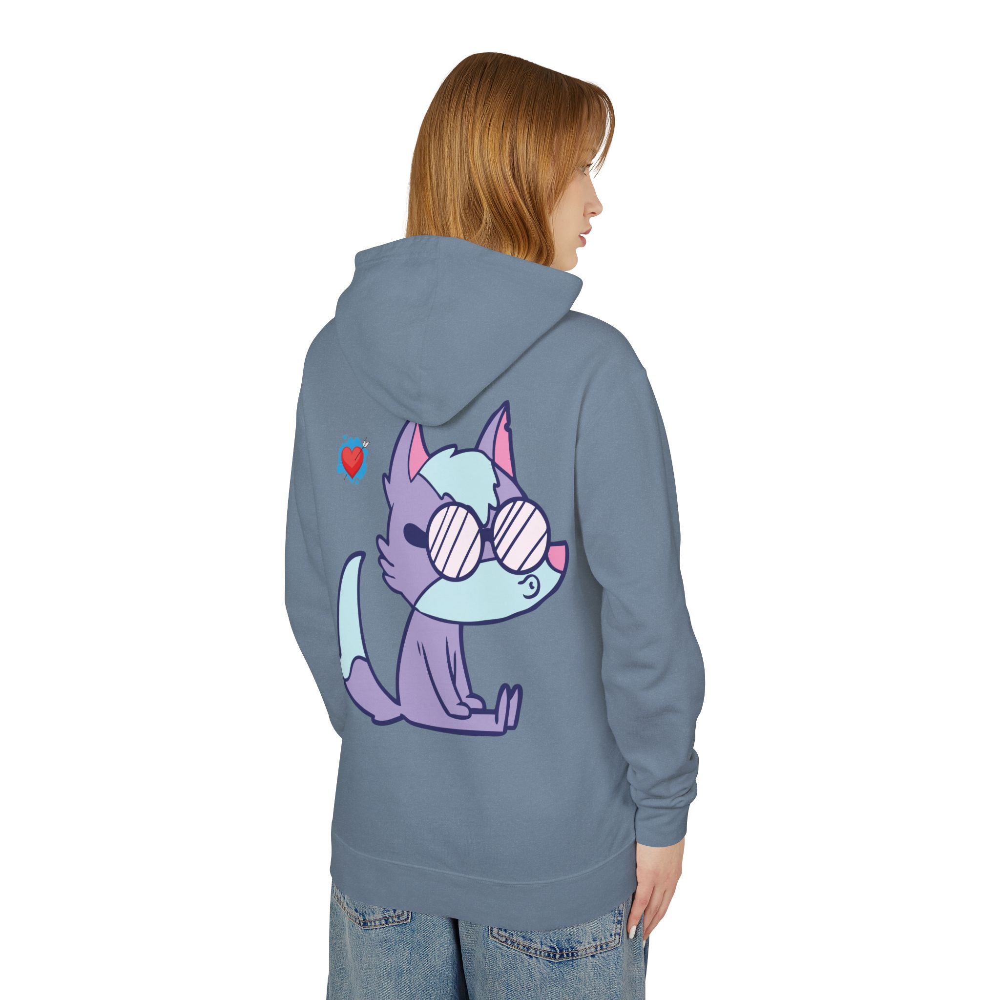 Wizard with Wolves Hoodie — Fantasy Mage Cloaked Ranger Sweatshirt