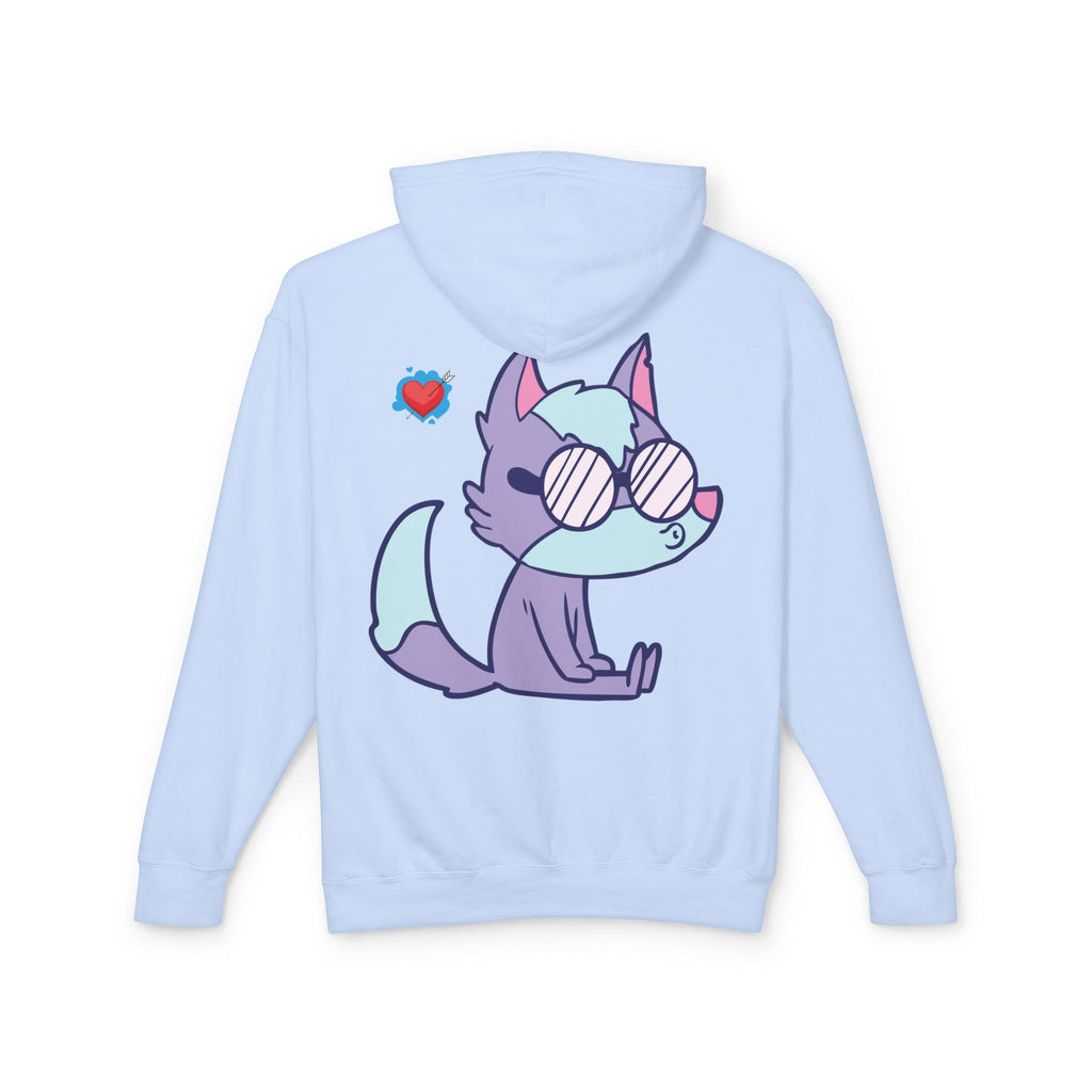 Wizard with Wolves Hoodie — Fantasy Mage Cloaked Ranger Sweatshirt
