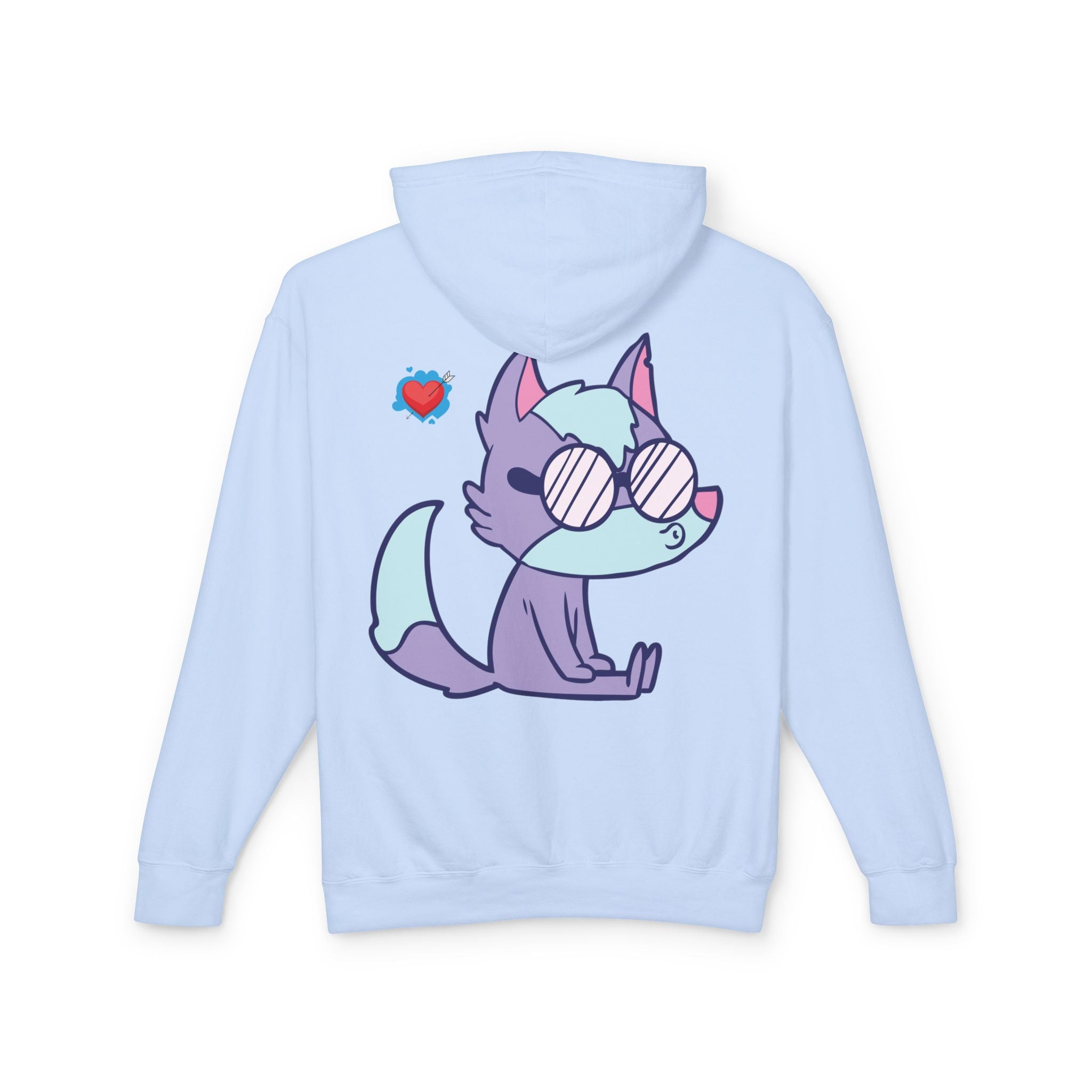 Wizard with Wolves Hoodie — Fantasy Mage Cloaked Ranger Sweatshirt