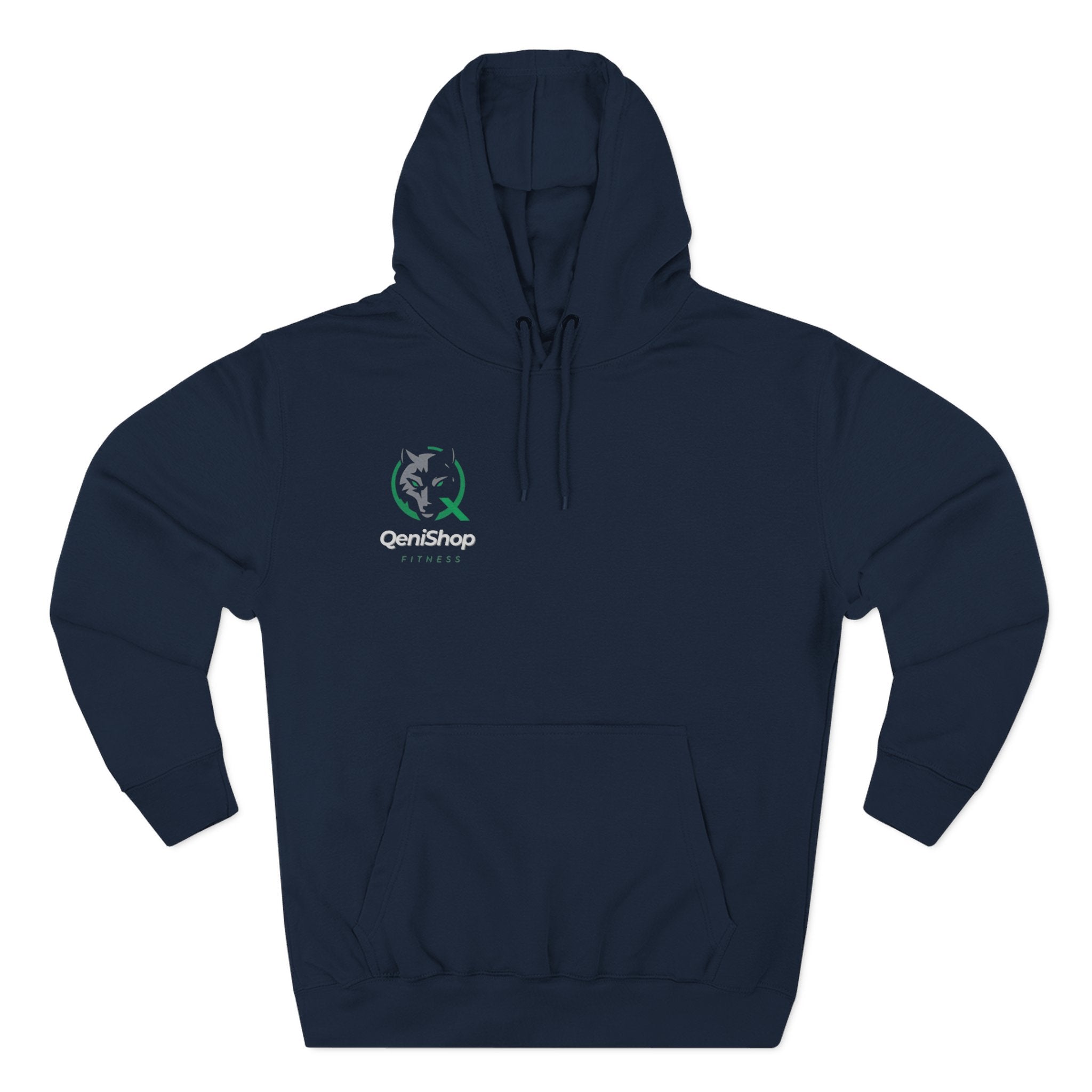 Three-Panel Fleece Hoodie