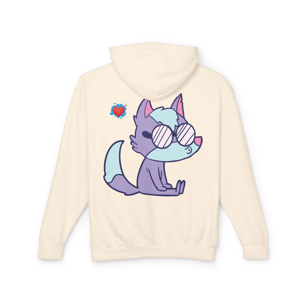 Wizard with Wolves Hoodie — Fantasy Mage Cloaked Ranger Sweatshirt