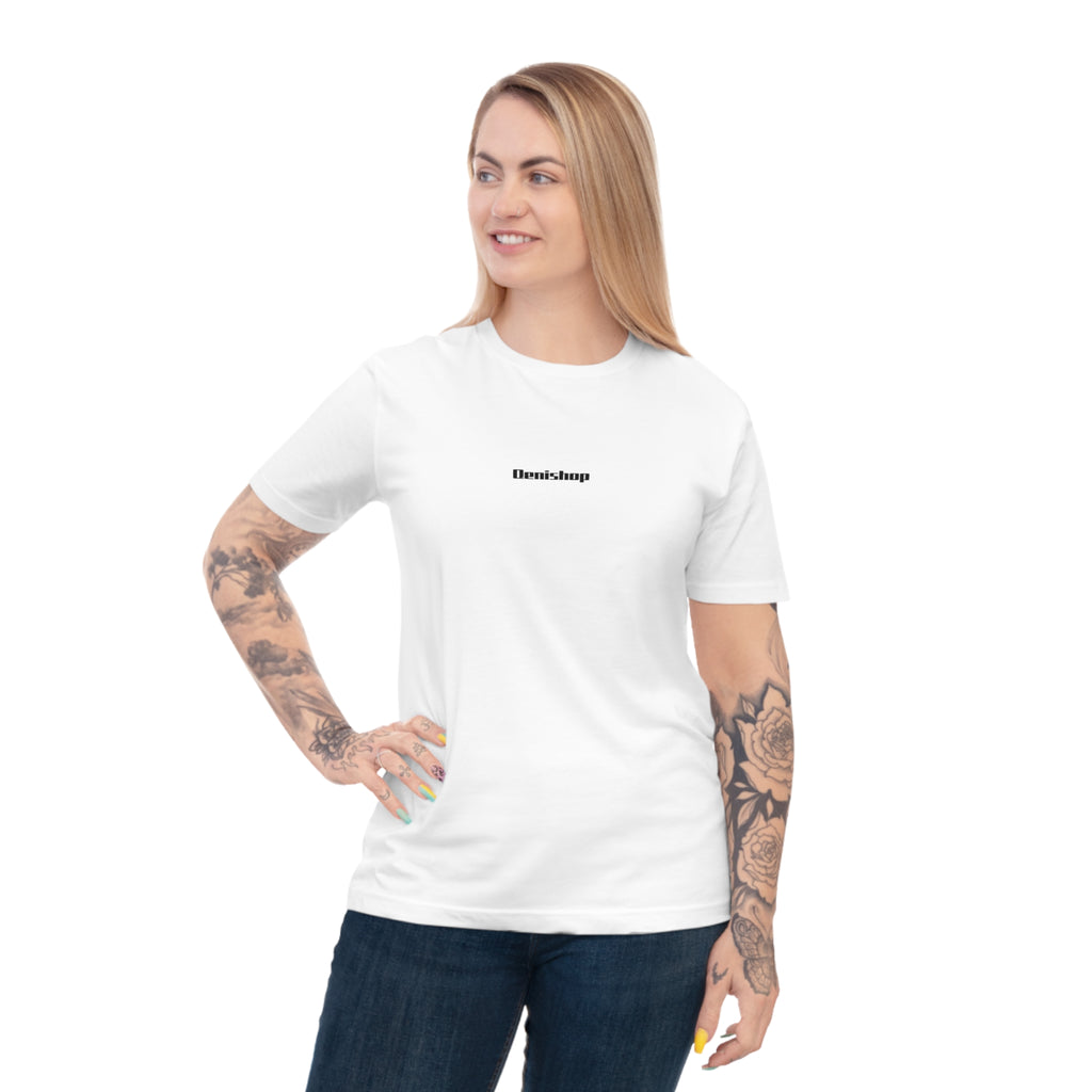 Minimalist 'Hemishop' Logo T-Shirt - Small Chest Print
